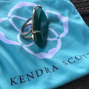 Kendra Scott ring Emerald Green